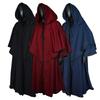 Middle Ages Hooded Robe Cloak Wizard Role Playing Costume For Event Halloween