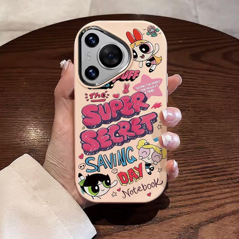 

Подходит для Pura70 Новый чехол для телефона с ремешком P60pro Niche P50 Высококачественный и забавный маленький полицейский Huawei P60Pro бездна