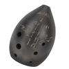 Traditional 8 Hole Ceramic Ocarina Black Clay Crafted Melodious Sound Wind Instrument Present for Cultural Enthusiasts