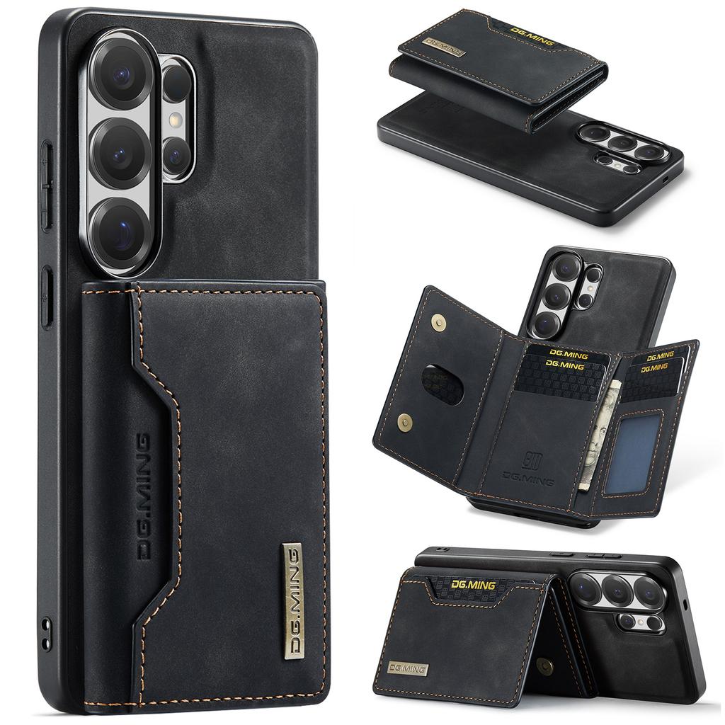2-in-1 Magnetische Leder Geldbörse Kartenetui für Samsung S26 Ultra S25 S24 Plus S23 S22 A18 A17 für Magsafe Stoßfeste Schlanke Hülle