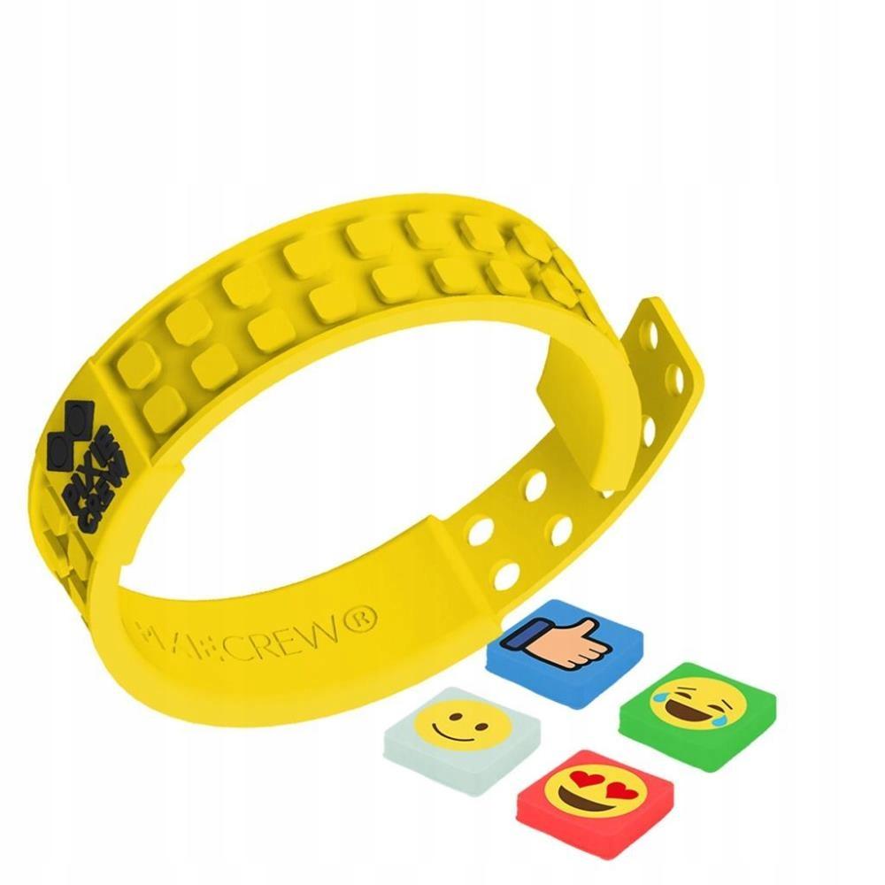 Bransoletka Silikonowa Pixie Crew Żółte Emoji 0899