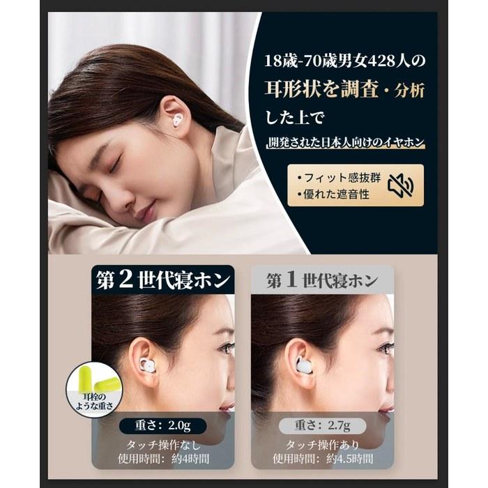 [Ne-Hon] Sleep Earphones L29 (2nd Generation, Off-White)