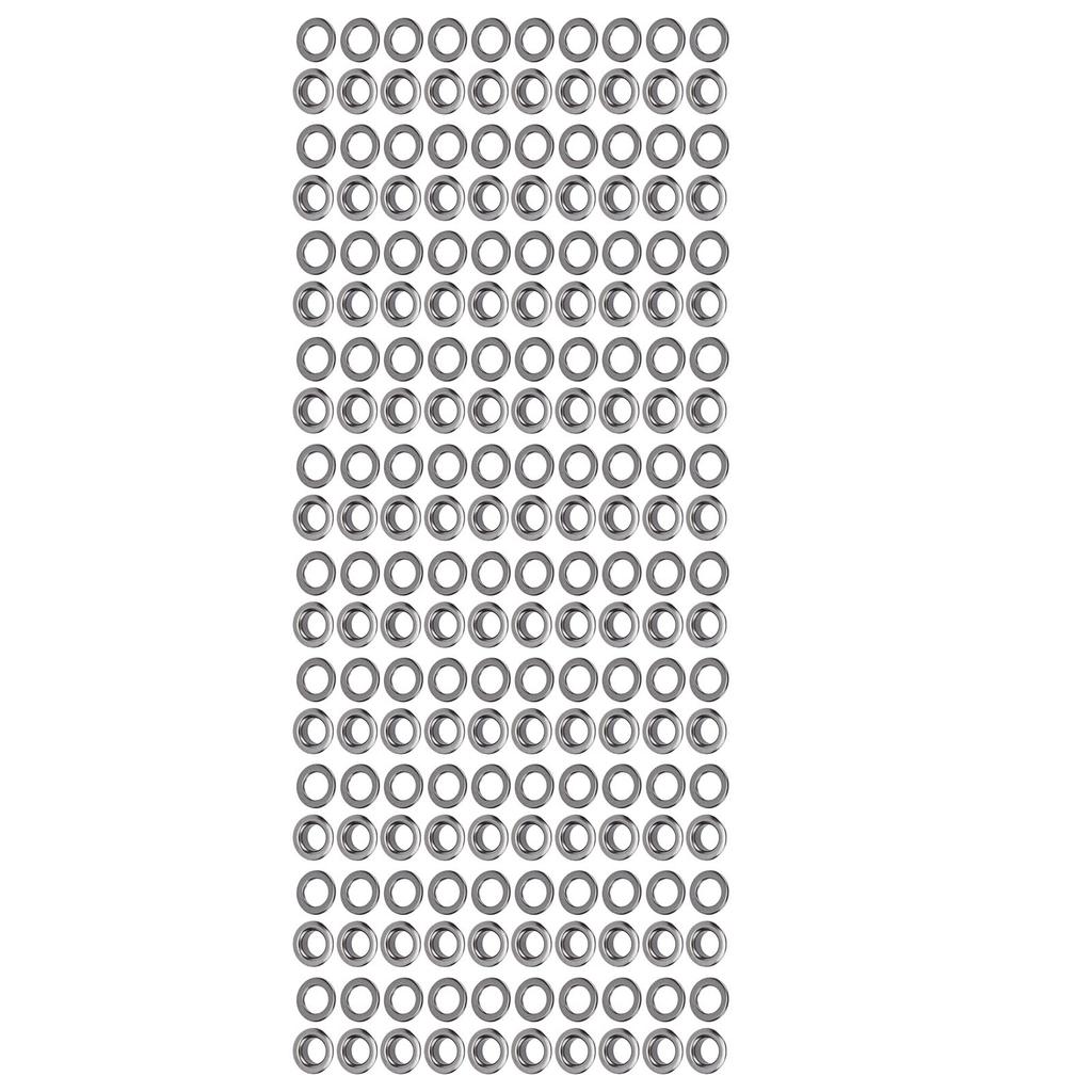 100 Set Brass Eyelet Kit 18mm Inner Diameter Metal Eyelet Grommet Kit for Tarps Fabrics Leather
