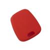 1Pc Black/Red/Blue Straight Plate 2-Key Silicone Keycase,For Toyota Aygo/Peugeot 107 206 307 207 408/Citroen C2 C3 C4,Car Parts