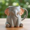 Tierform Tasse Elefant Schaf Eule Katze Hund Styling Kunstharz