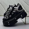 5 Spring New Men's Platform Internet Celebrity Fried Street Niche Retro Fashion Trend Sneakers Dad Shoes