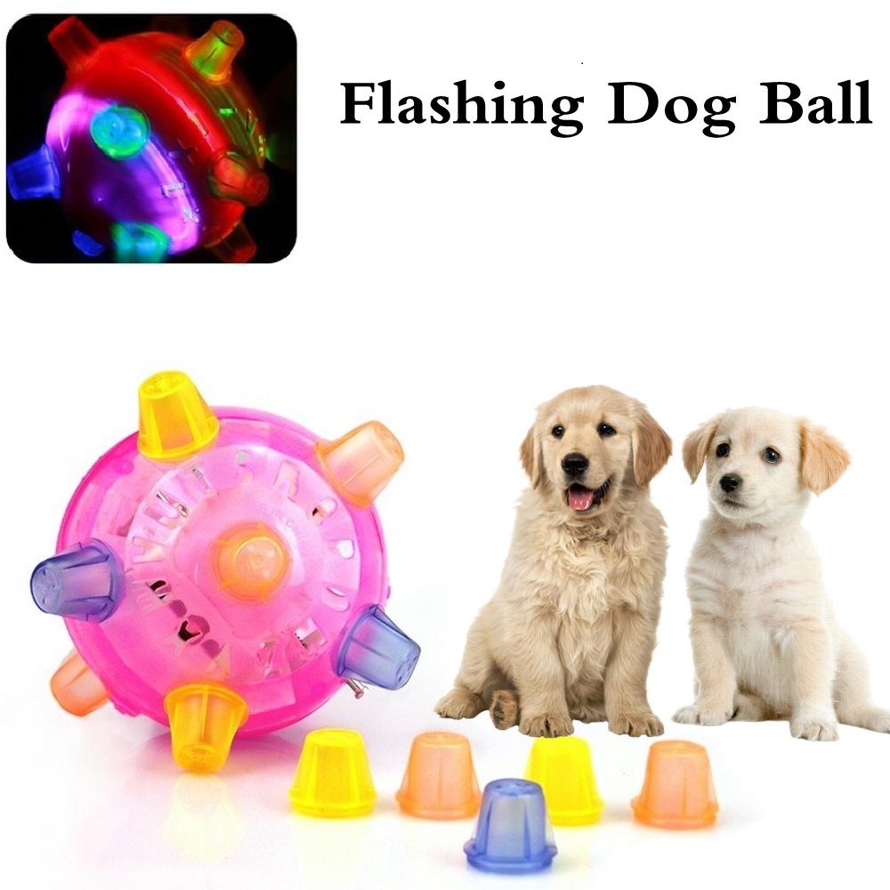 Creative Children's Glow Toy Flashing Bouncing Ball With Colorful Lights And Sound Effects