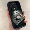 Luxury Phone Case For iPhone 16 15 14 12 11 13 Pro Max Time is Money Printed Soft Cover For iPhone 16E 15 16 Plus 7 8 Case Cover