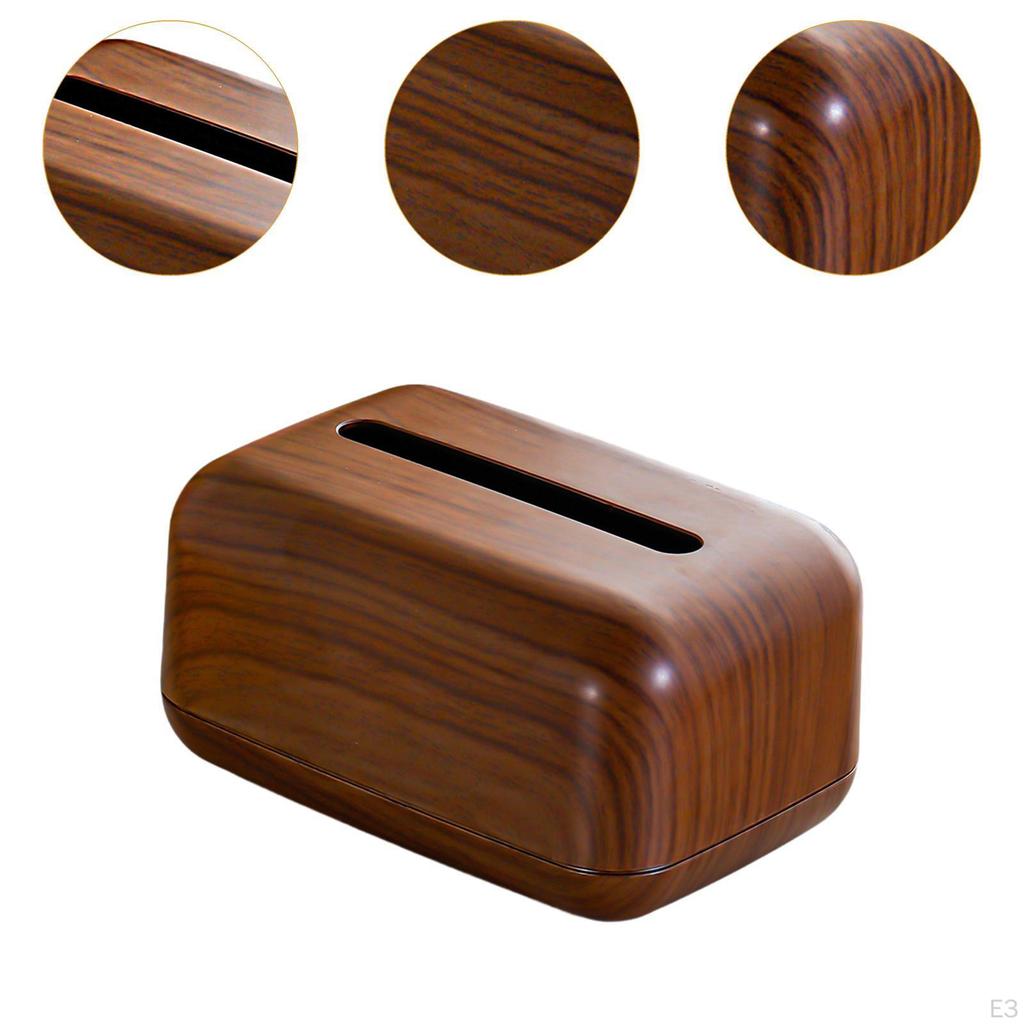 PP Servettlåda Omslag 17.5x12x10cm Rektangulär Servettdispenser Mångsidig för Sminkbord