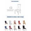 Chair Cover Jacquard Dining Spandex Elastic Stretch Slipcover For Chairs Kitchen El Banquet Home