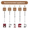 Portable Electric Burr Coffee Grinder Ceramic Blade Burr Grinder USB Rechargeable Coffee Bean