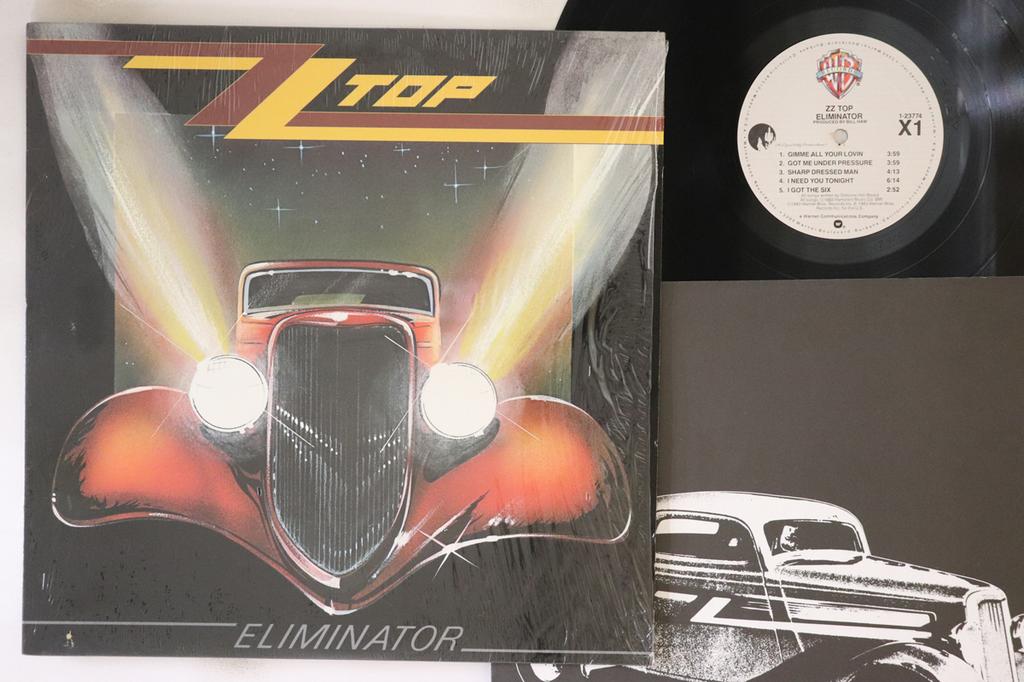 LP Record ZZ TOP - Eliminator 123774 Warner Bros. Re 1983 US Rock Used