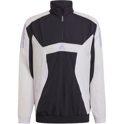 Aeroready Training 14 Fashionable Simple Versatile Long Sleeve Jacket Men Jacket Black Symbol-Grey HS8799