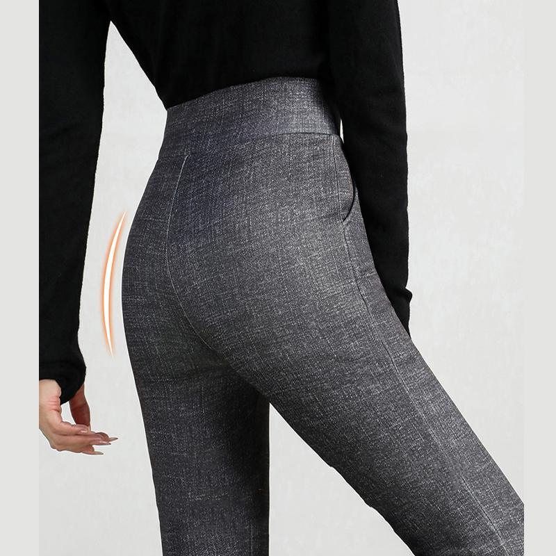 Women Winter Thermal Thicken Fleece Lined Leggings Thick High Stretch Tights Sexy Skinny Pants