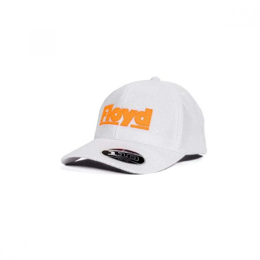 Floyd Baseballkappe Cool Weiß Orange