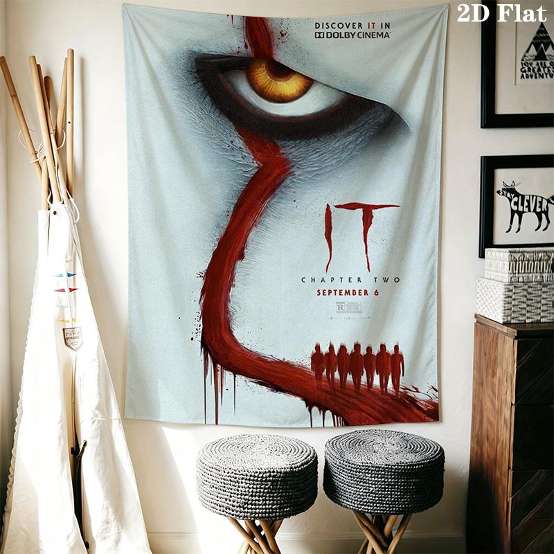 Horror Movie Characters Tapestry Tapestry Background Cloth Wallmounted Wall Covering Decoration Christmas Gift Homestay Soft Decoration Tapestry
