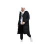 Li Ning Long Hooded Windproof Warm Down Jacket Men Outerwear Standard-Black AYMN133-1
