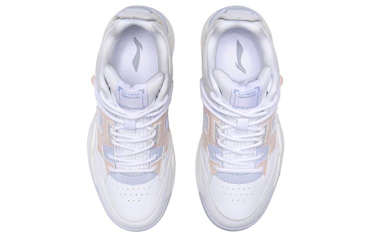 Li Ning Synthetic Leather, Artificial Leather Cushioning Slip Resistant Abrasion Resistant Coverage Support Low top AGBR022-3