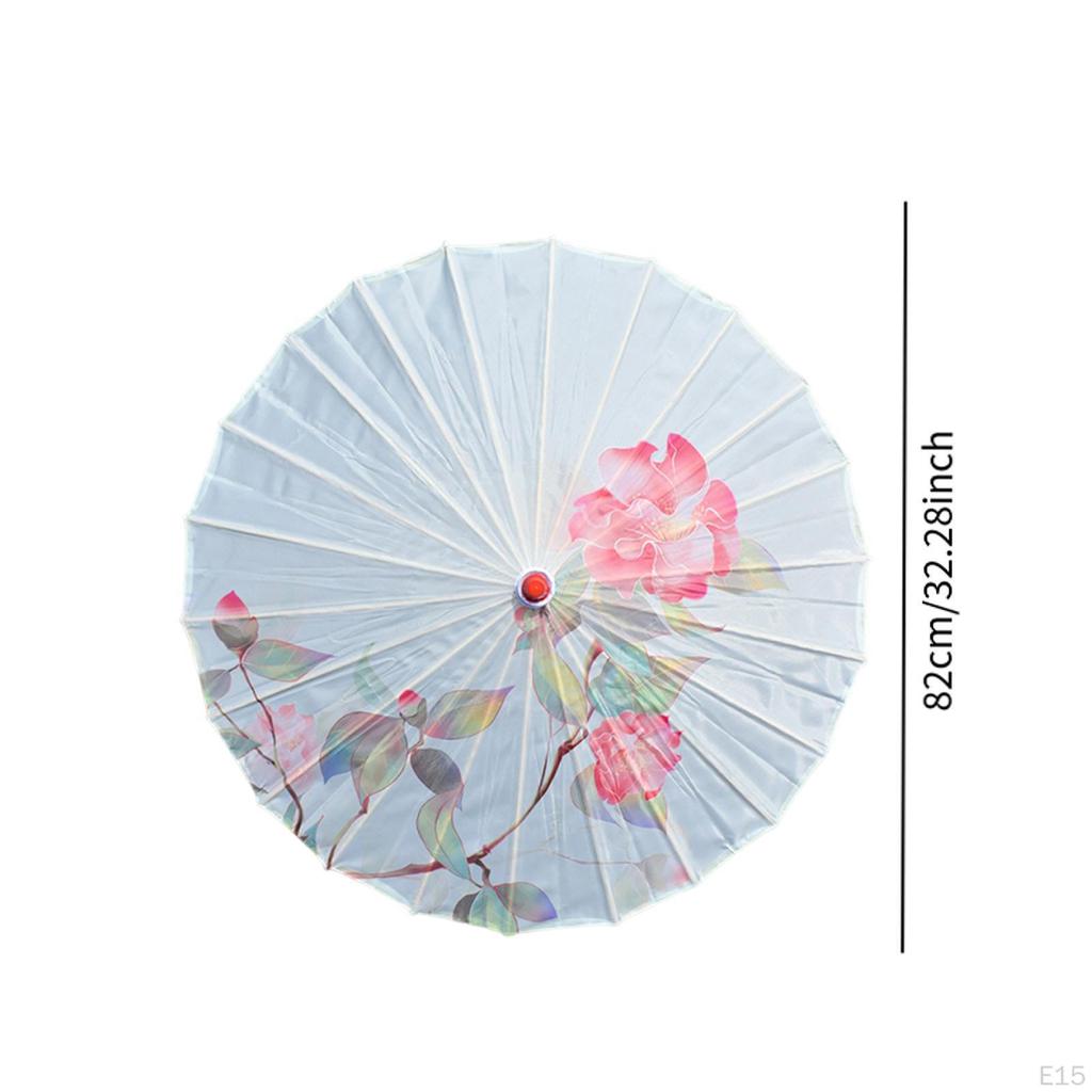 Oiled Parasol Chinese Japanese Oil Paper Umbrella for Photo Prop