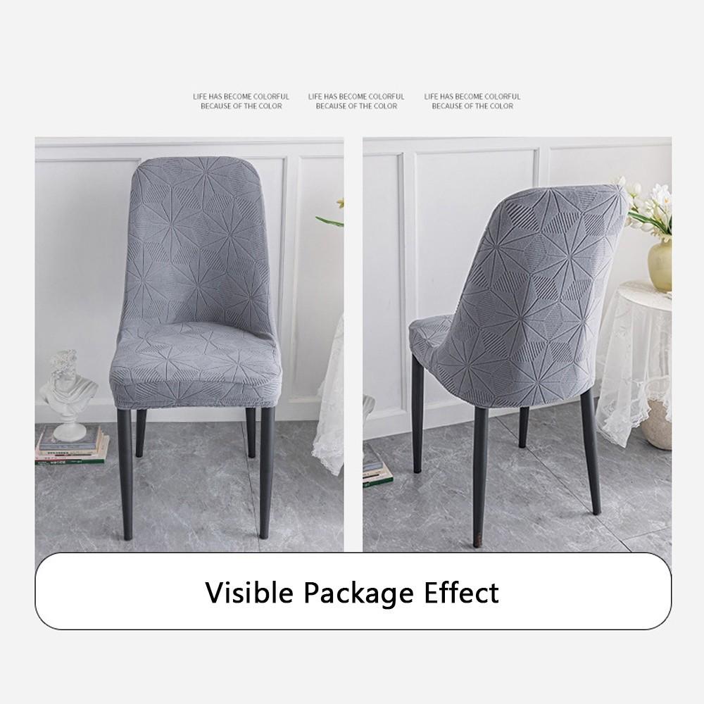 Slip-Resistant Dining Chair Covers Elastic Jacquard Chair Cover New Seat Cover Home Use