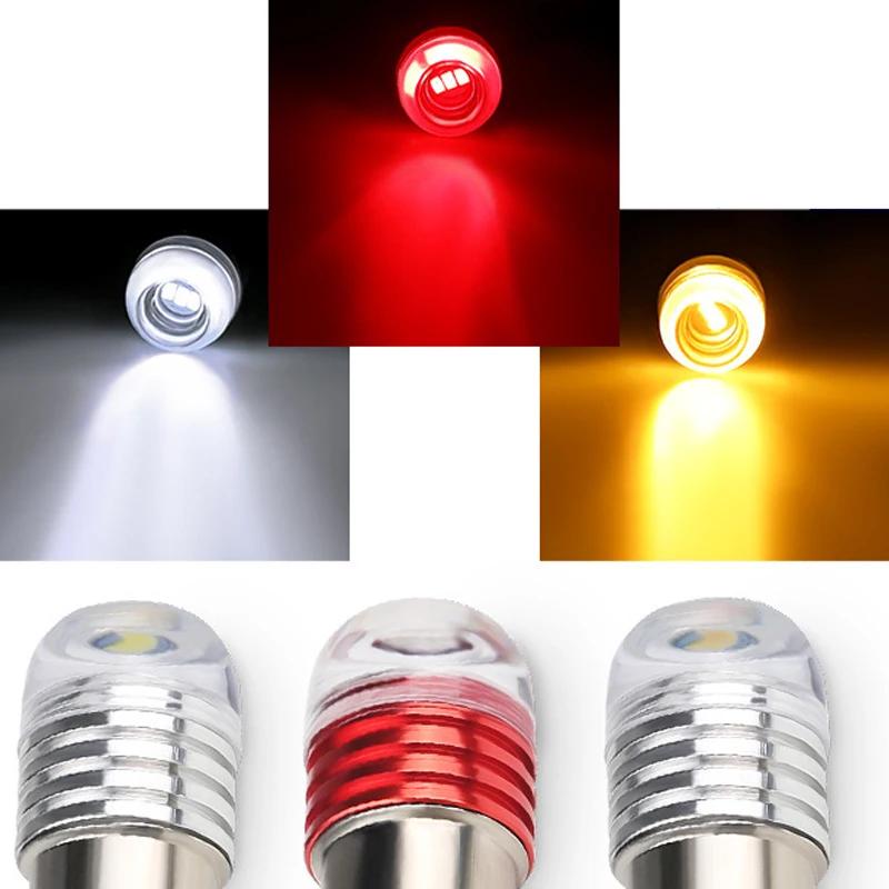 4pcs Motorcycle Car LED Brake Turn Lights Waterproof 12V Signal Tail Fog Bulbs Flashing Light Motorcycle Accessories