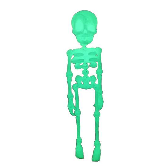 3D Printed Skeleton Refrigerator Magnet Halloween Poseable Skeleton Figurine with Movable Joints
