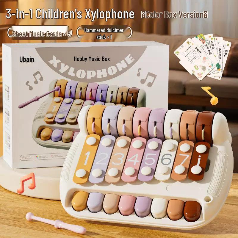 Baby Piano & Music Box: Knock & Play Toy for Infants