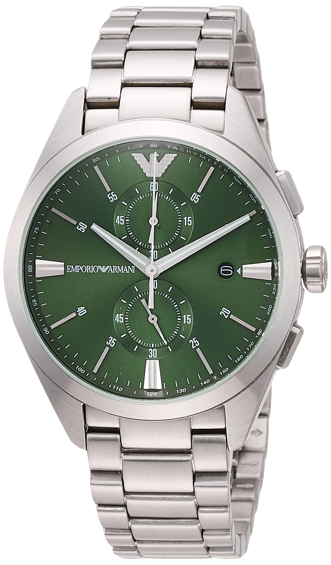 

[Emporio Armani] Watch AR11480 Men s Silver Genuine Imported Product