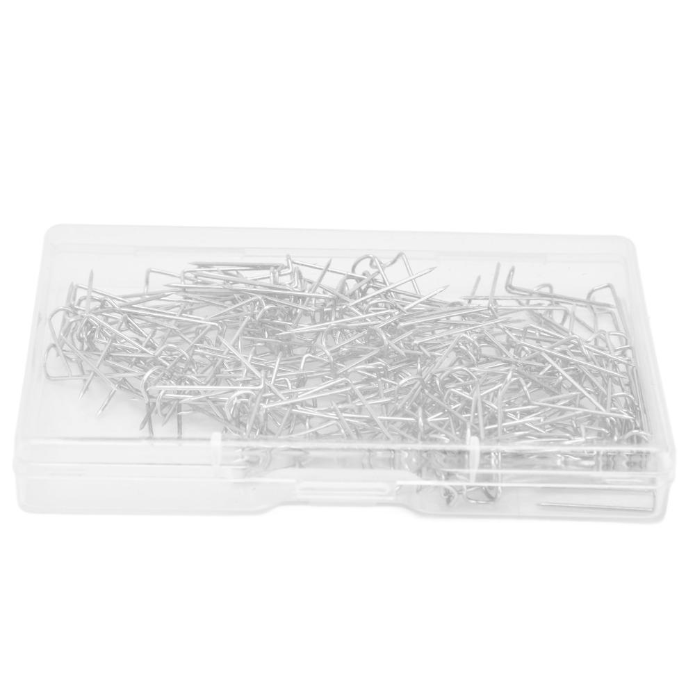 200Pcs Boxed packaging U-shaped Pins U-shaped design Fabric Fastening Pins Fabric positioning work