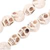Colorful Halloween Skull Beads: Synthetic Turquoise Pendants for DIY Jewelry