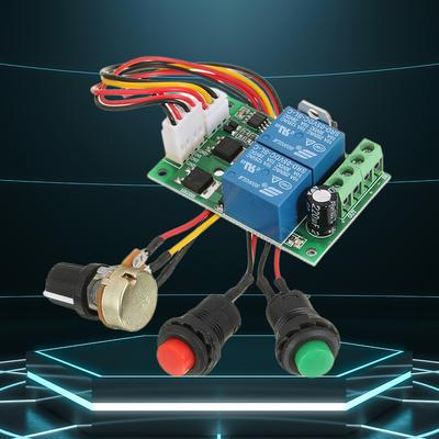 DC6-24V PWM DC Motor Controller Linear Actuator 3A Motor Speed Controller Module Forward and Reverse Button Switch 6V 12V 24V