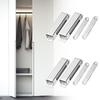 4Pieces Magnetic Door Latches Sturdy Stainless Steel Automatic Shut Mechanism for Cupboard Closet Wardrobe Room Door
