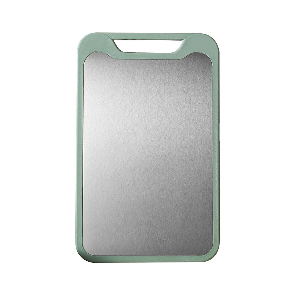 Double Sided Kitchen Cutting Board 304 Stainless Steel Cutting Board for Kitchen Meat Vegetable Fruit Fish Cheese Green