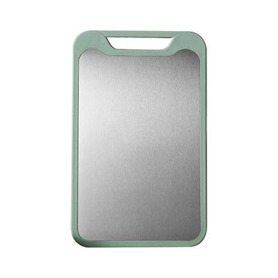 Double Sided Kitchen Cutting Board 304 Stainless Steel Cutting Board for Kitchen Meat Vegetable