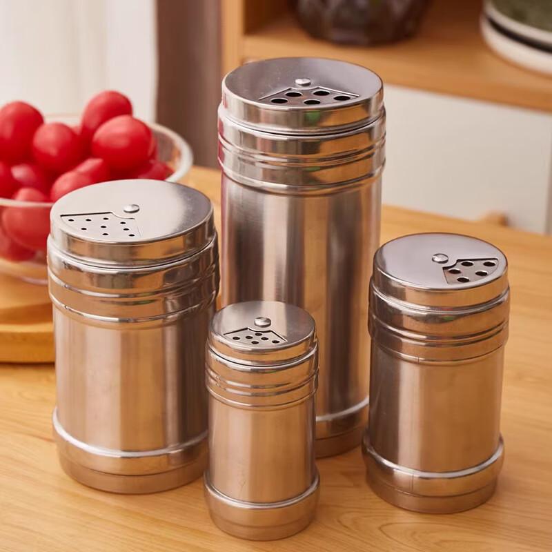 Homeglen Stainless Steel Seasoning Shaker Set