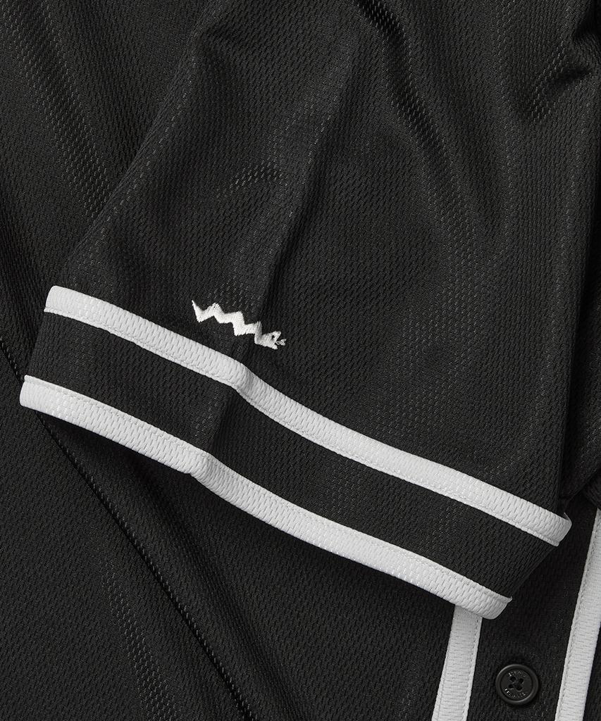 YESEYESEE Y.E.S College Baseball Jersey Black