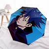 1pc Megumi Fushiguro Auto Open/close Umbrella, Portable Travel Umbrella, Everyday Use - Outdoor Accessory, Artistic Pattern, Compact Design, Fashion L