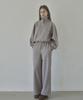 Eima High-Neck String Two-Piece Set_4Color_Brown