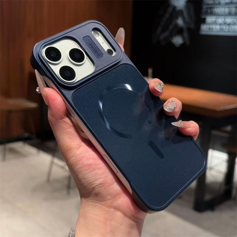 

AG Матовый Безрамочный Охлаждающий Для Magsafe Магнитный Чехол Для iPhone 17 16 14 15Plus 13 12 11 Pro Max Ударопрочный PC Жесткий Чехол For iPhone 11
