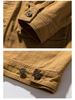 Men's American Retro Heavyweight Workwear Jacket - Autumn/Winter Loose Casual Outerwear