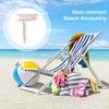 Picnic Mat Holder Large Beach Towel Clip Bright Color Anti-Slip Design Compact Design Lightweight Camping Towel Clip