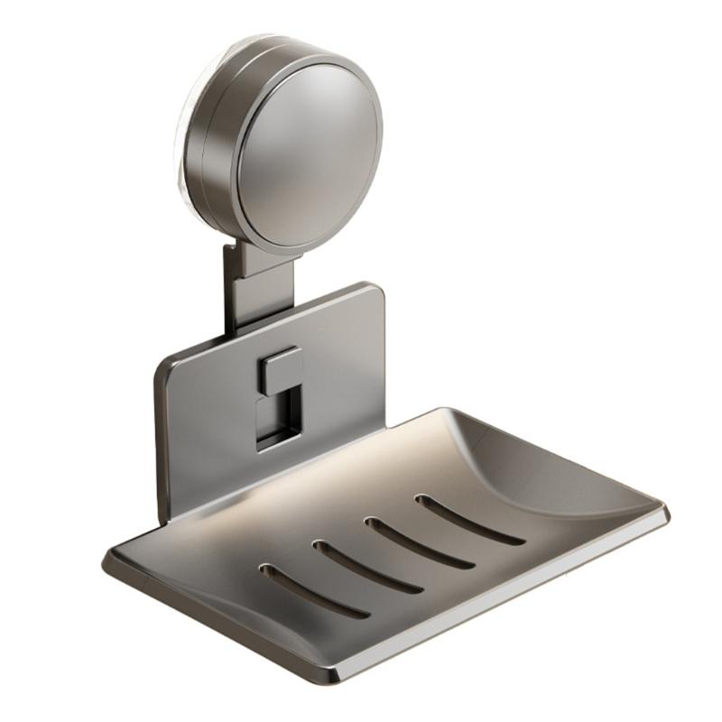

Elegant Soap Storage with Powerful Suction Hygienic and Sturdy Materials Portable Bathroom Accessory for Wet Area 1