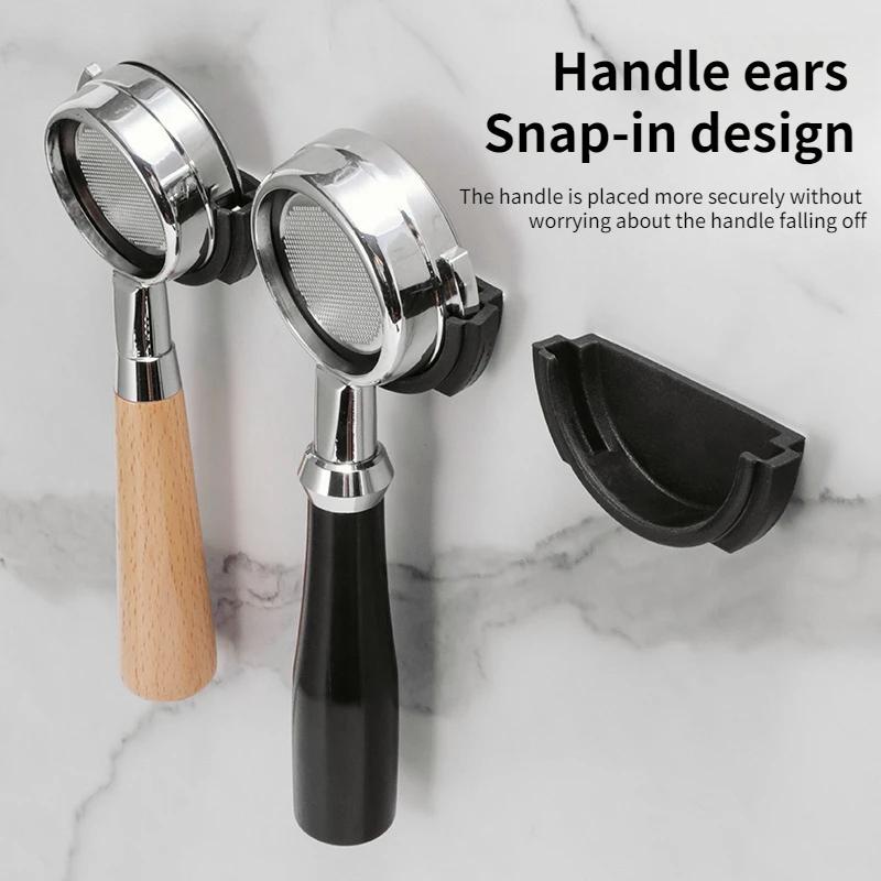 51/54/58Mm Coffee Set Storage Wall Rack Self-Adhesive Wall Mount Espresso Coffee Filtration Holder Coffee Storage Kit Accessories