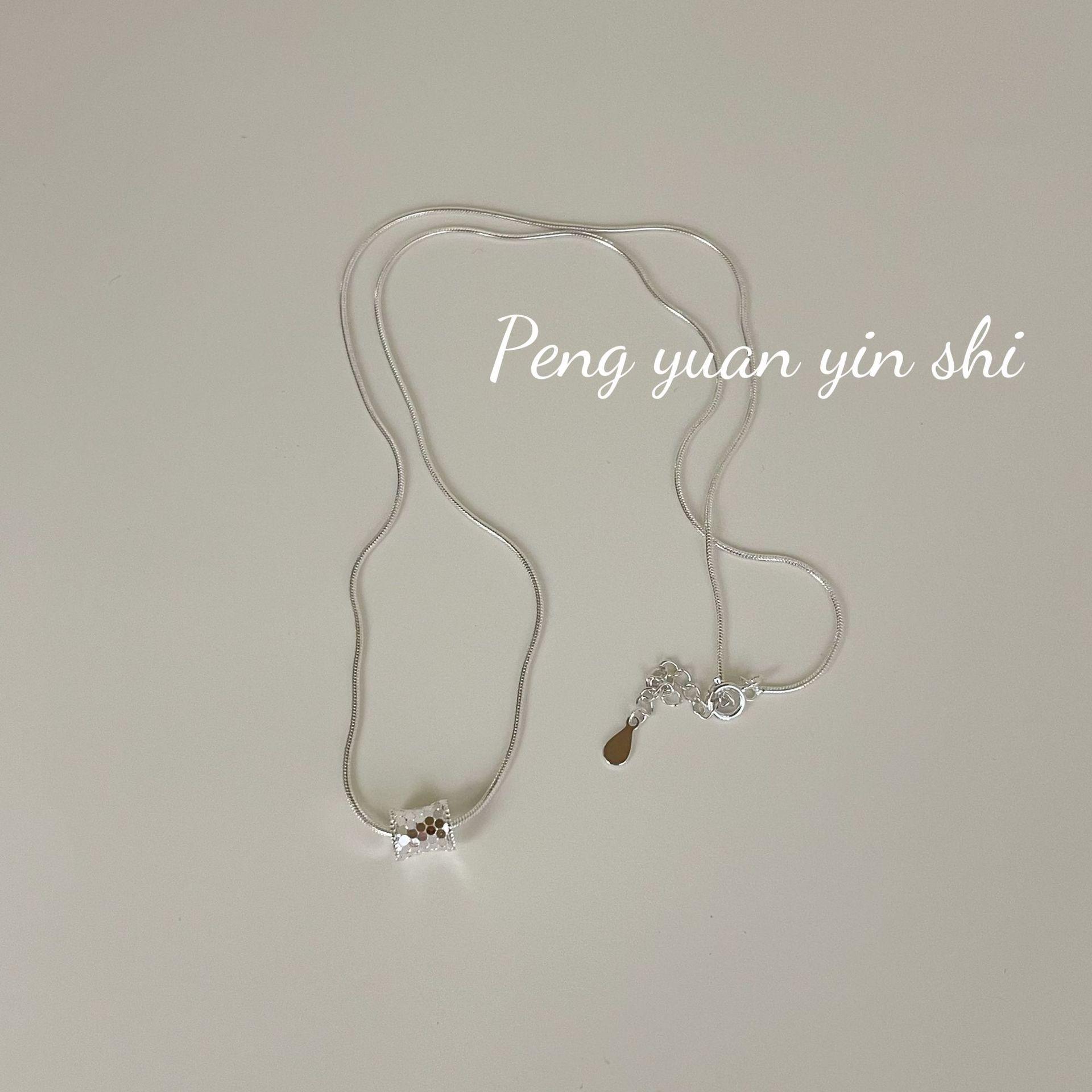 

Женское колье из стерлингового серебра 925 пробы Su Chuang с дизайном талии - Элегантный чокер на ключицу 925 Silver