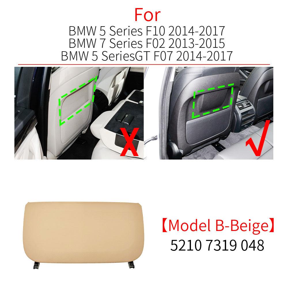 Für BMW F10 F10 F06 F07 F02 Auto-Rücksitzlehnen-Panel Leder-Rückenlehnen-Aufbewahrungstaschen-Abdeckung Zubehör für BMW 5 6 7 Serie 520 630 740