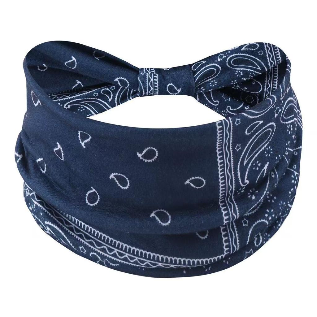 Bohemian Tie-Dye Headscarf: European & American Sport Wide Headband