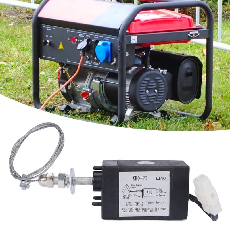 Heavy Duty 12V/24V Electric Solenoid Valves Suitable for Generator Diesels Engine, Stable Performances Fuel Stop Control