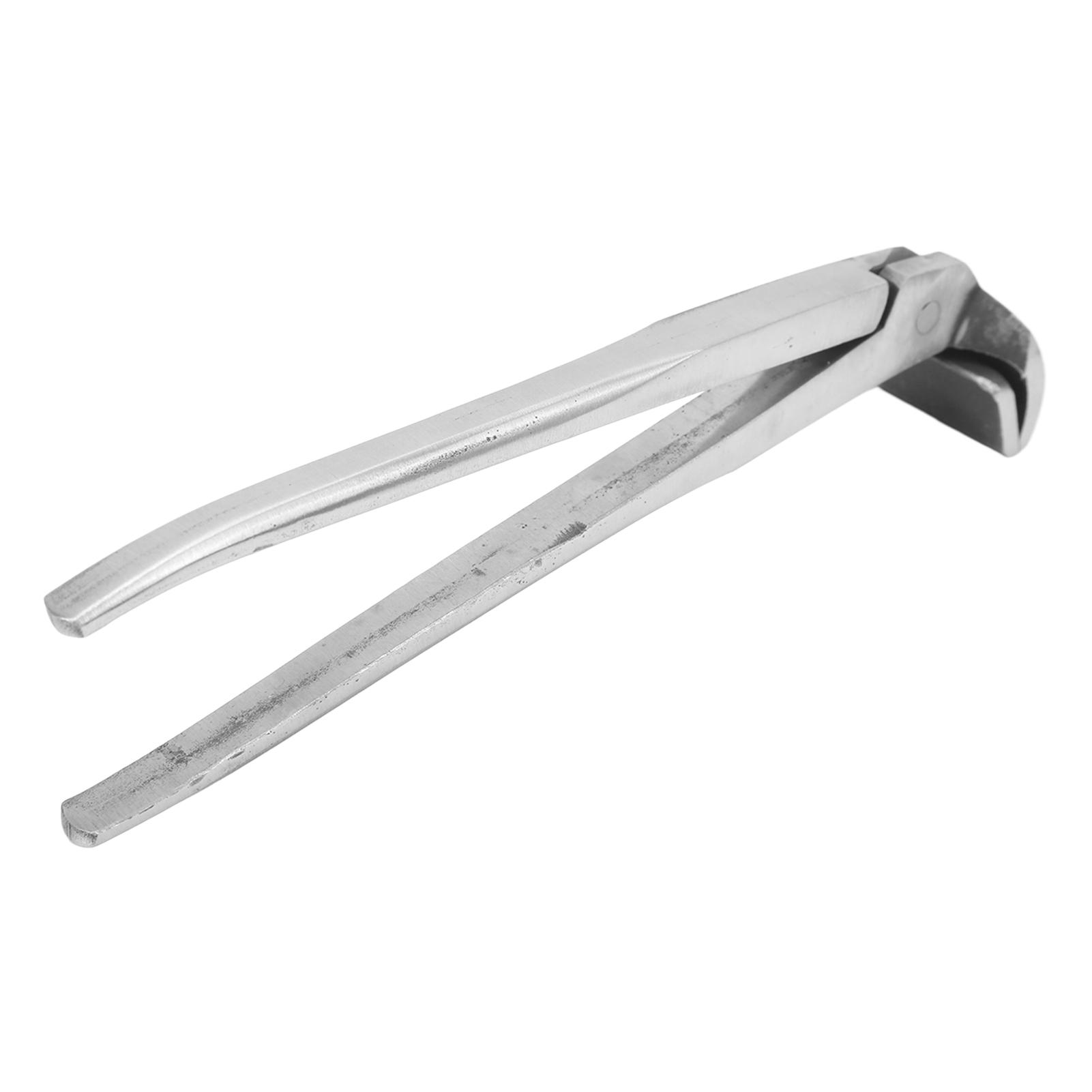 

Плоскогубцы с изогнутыми носами для кожевенного ремесла, с большой силой укуса, зажим для кожевенных изделий из нержавеющей стали