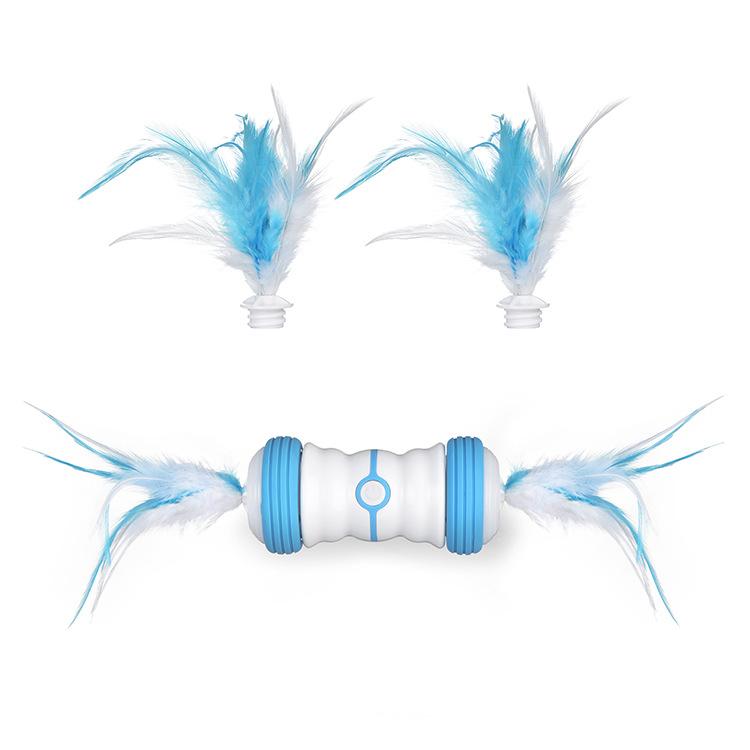 Natural Feathers for Interactive Cat Toy, Durable Furry Accessories for Lasting Cat Entertainment