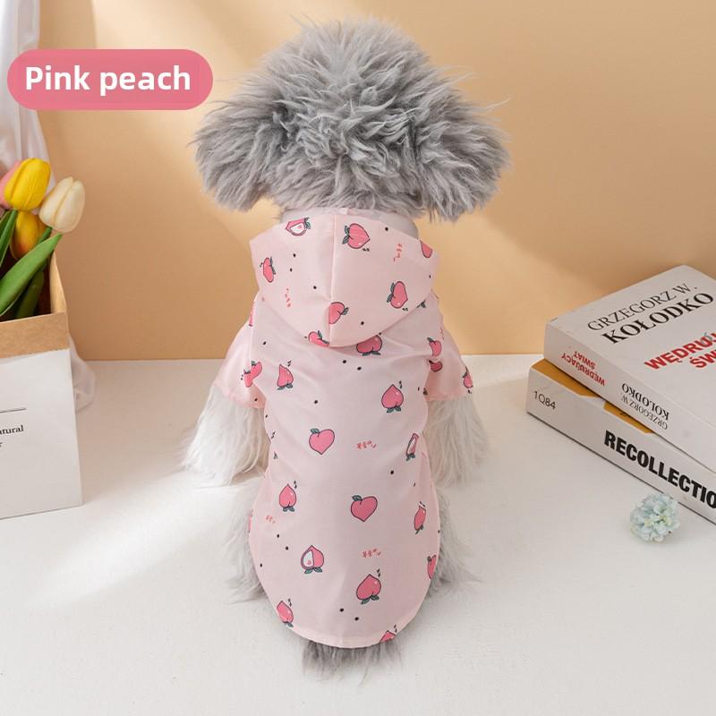 New Cat Dog Pet Non-leaking Thickened Durable Raincoat, Pet Clothes Pet Raincoat